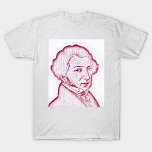 Gioachino Rossini Portrait | Gioachino Rossini Artwork | Line Art T-Shirt